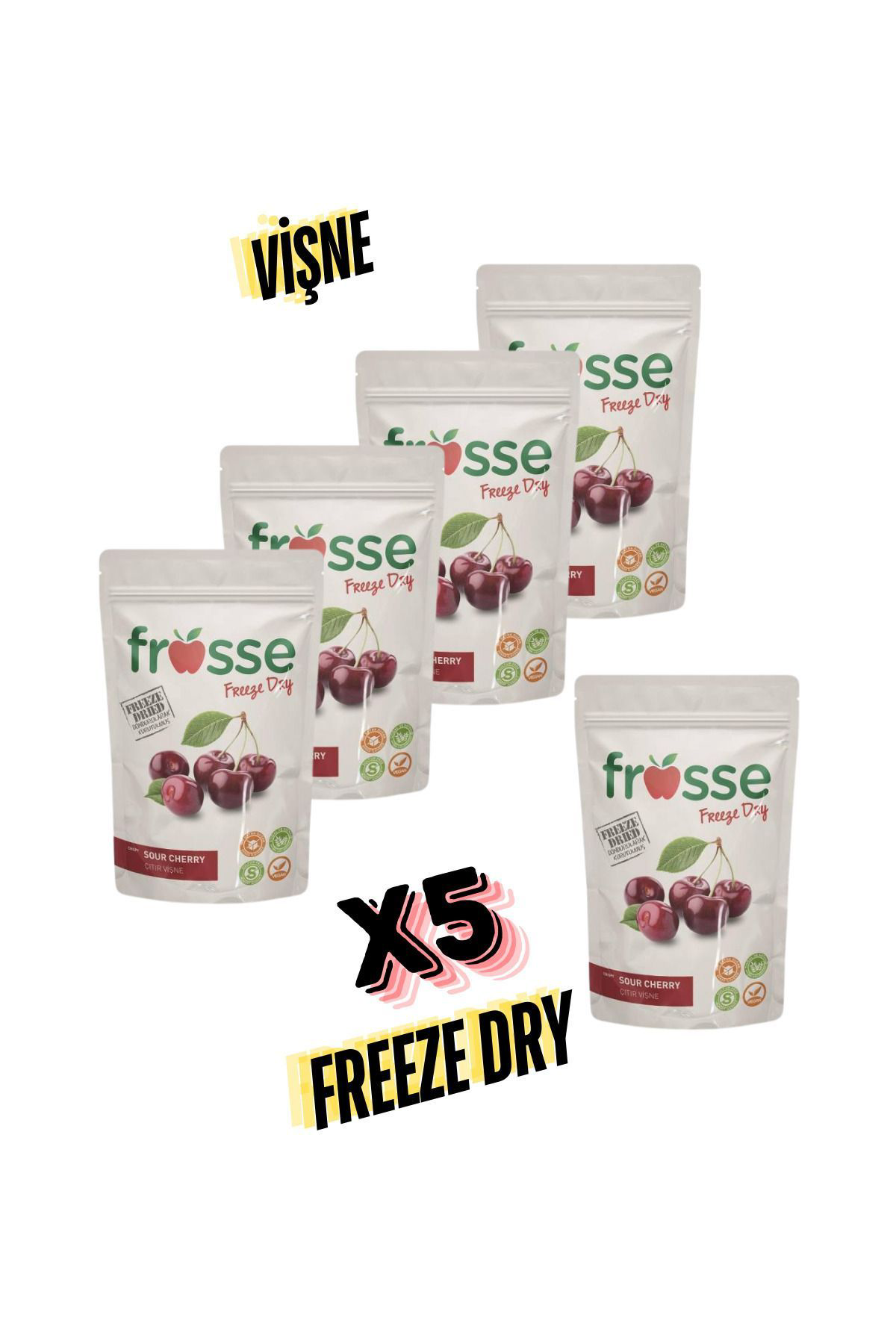 Frosse Vişne Kitiri - Freeze Dried - Üretici Firmadan Dondurularak Kurut