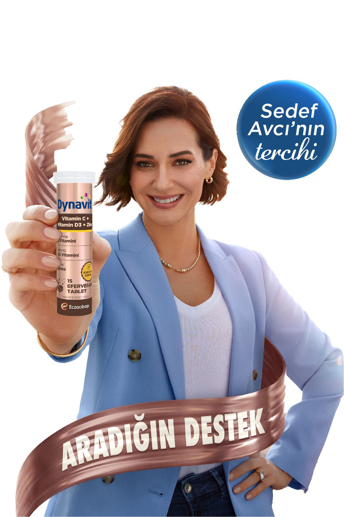 Dynavit Vitamin C Vitamin D3 Çinko 15 Efervesan Tablet