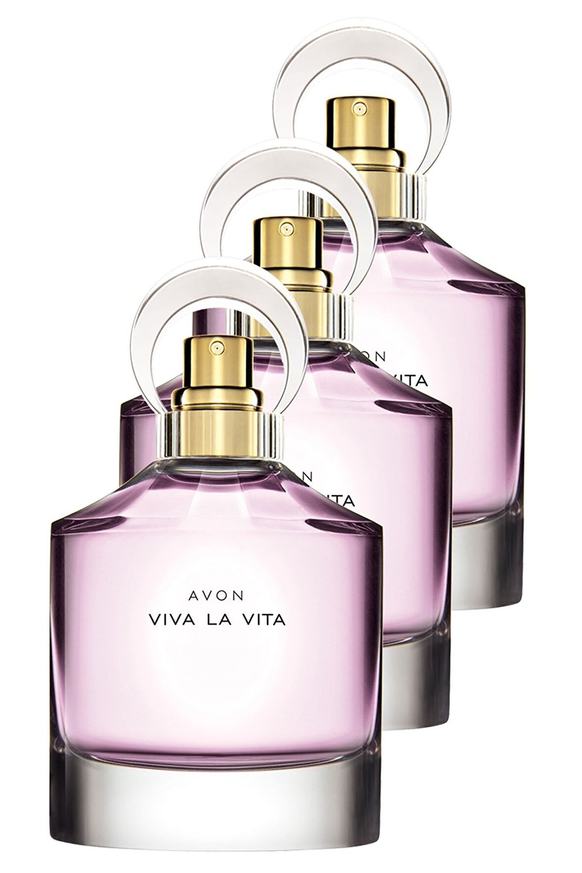 Avon Viva La Vita Kadin Parfüm Edp 50 Ml. Üçlü Set