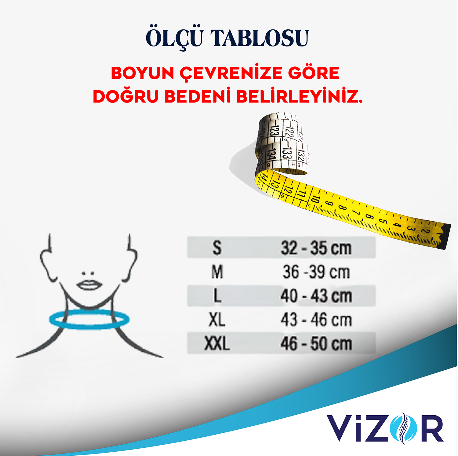 Vizor Vizor -  Çeneliksiz Boyunluk Code 106