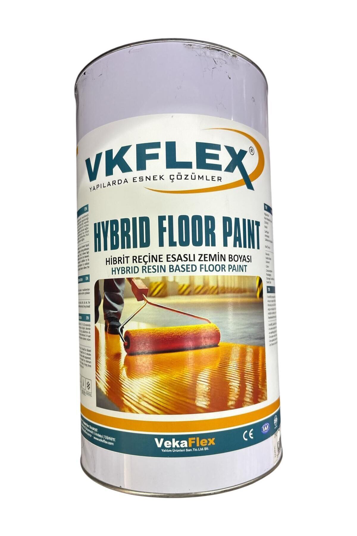 K&A Vkflex Hybrid Floor Zemin Boyasi 5 Kg Ral 1016
