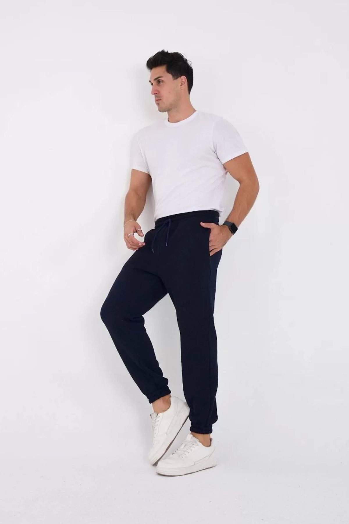 S'gizli V&M Store Unisex Kişlik Üç İplik Lastikli Eşofman Pantolon - Laci