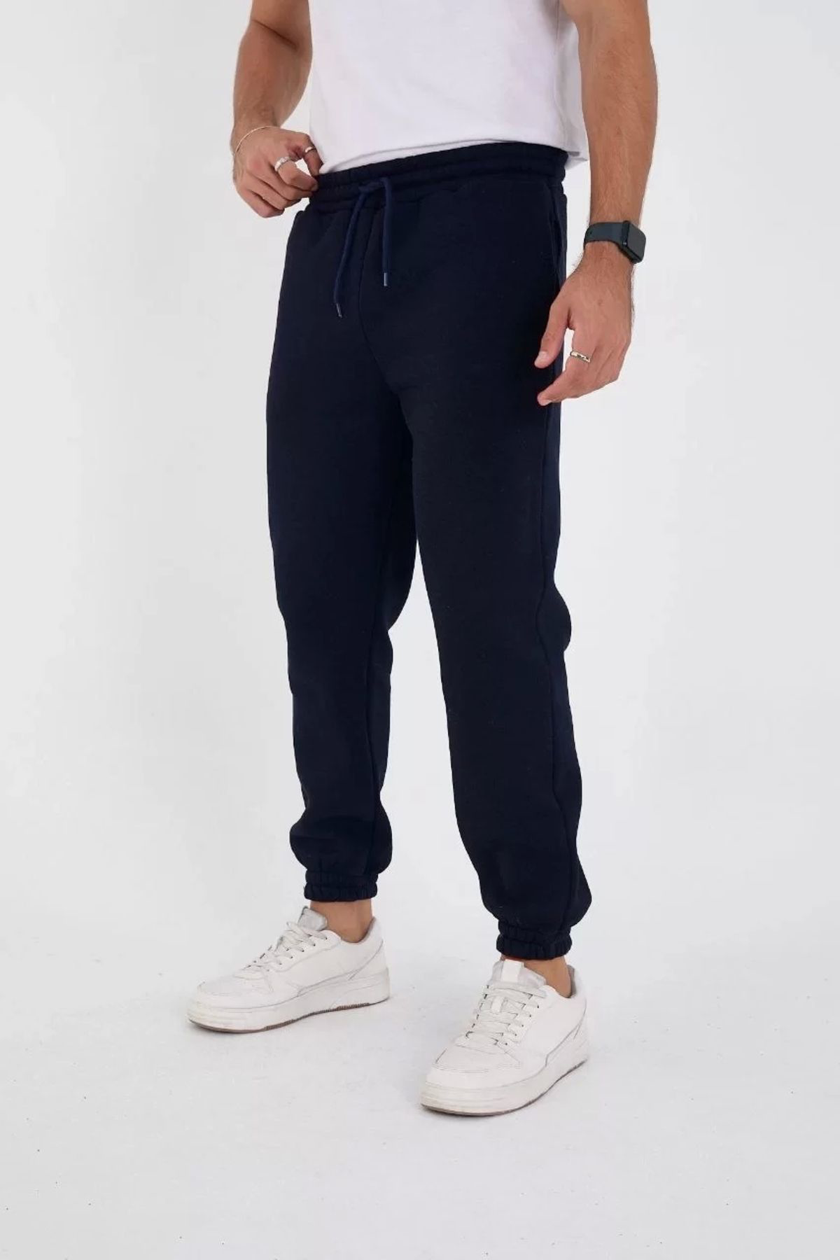 S'gizli V&M Store Unisex Kişlik Üç İplik Lastikli Eşofman Pantolon - Laci