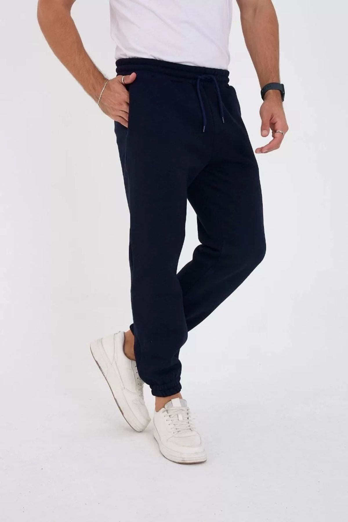 S'gizli V&M Store Unisex Kişlik Üç İplik Lastikli Eşofman Pantolon - Laci
