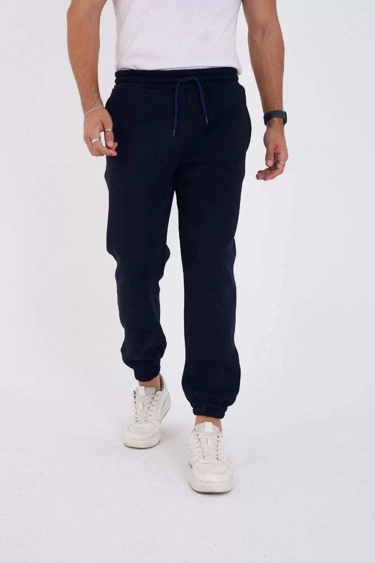 S'gizli V&M Store Unisex Kişlik Üç İplik Lastikli Eşofman Pantolon - Laci