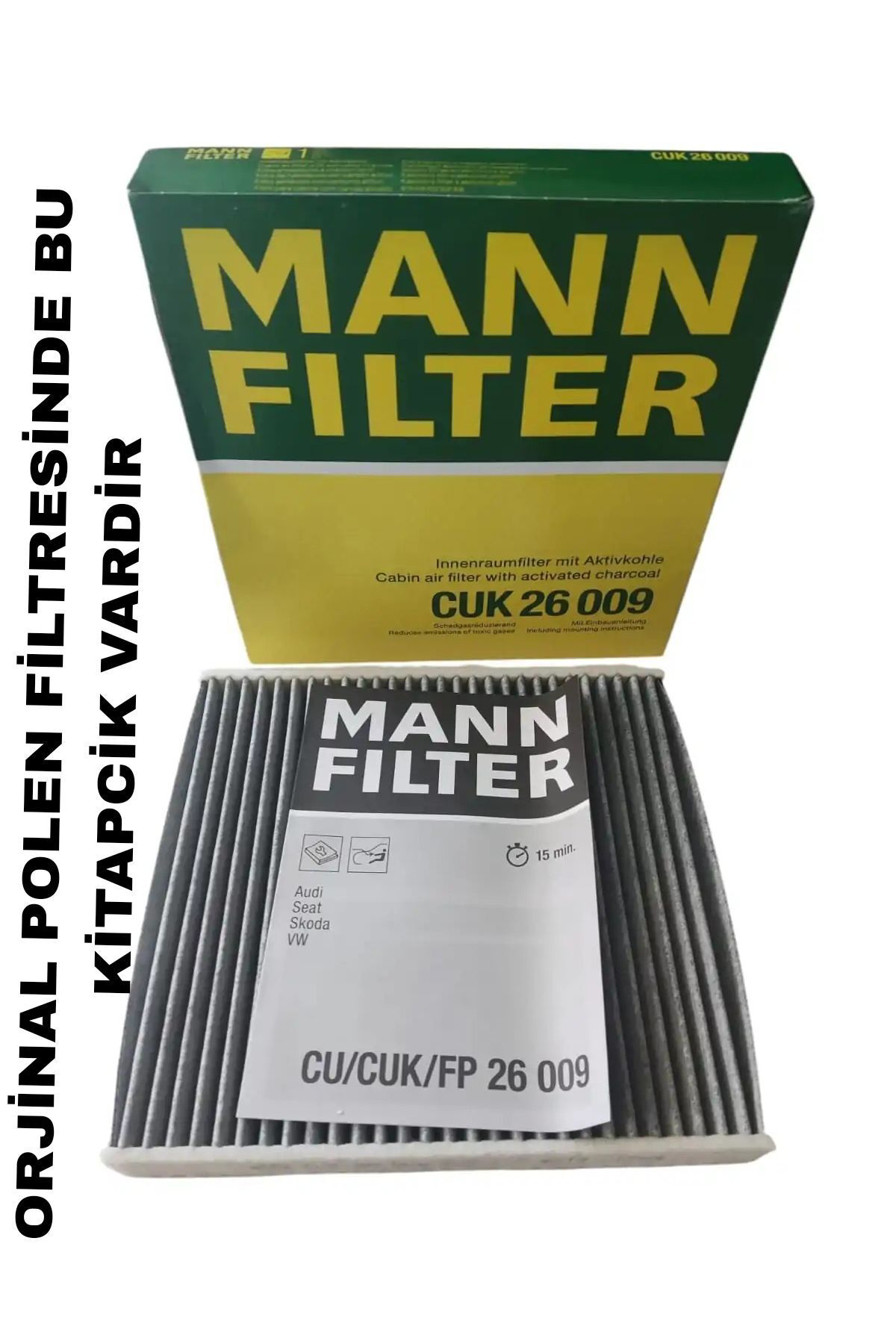 Mann Filter Volkswagen Crafter İi 30, 35 2.0 Tdi 103Kw 140Hp Polen Kabin Filt