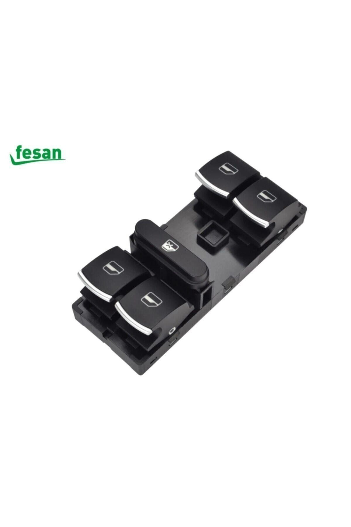 Fesan Volkswagen Polo Sol Dörtlü Cam Düğmesi Anhtari Krom 2009--2014