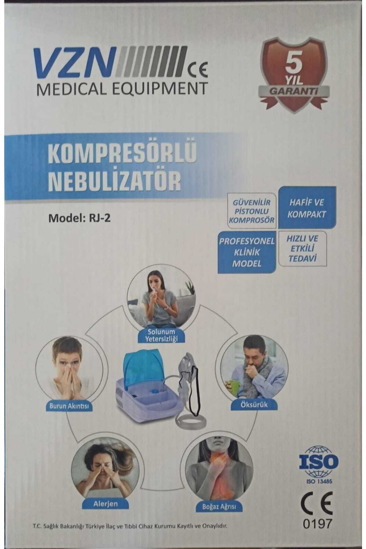 Nikadu Vzn Rj-2 Model Kompresörlü Nebulizatör