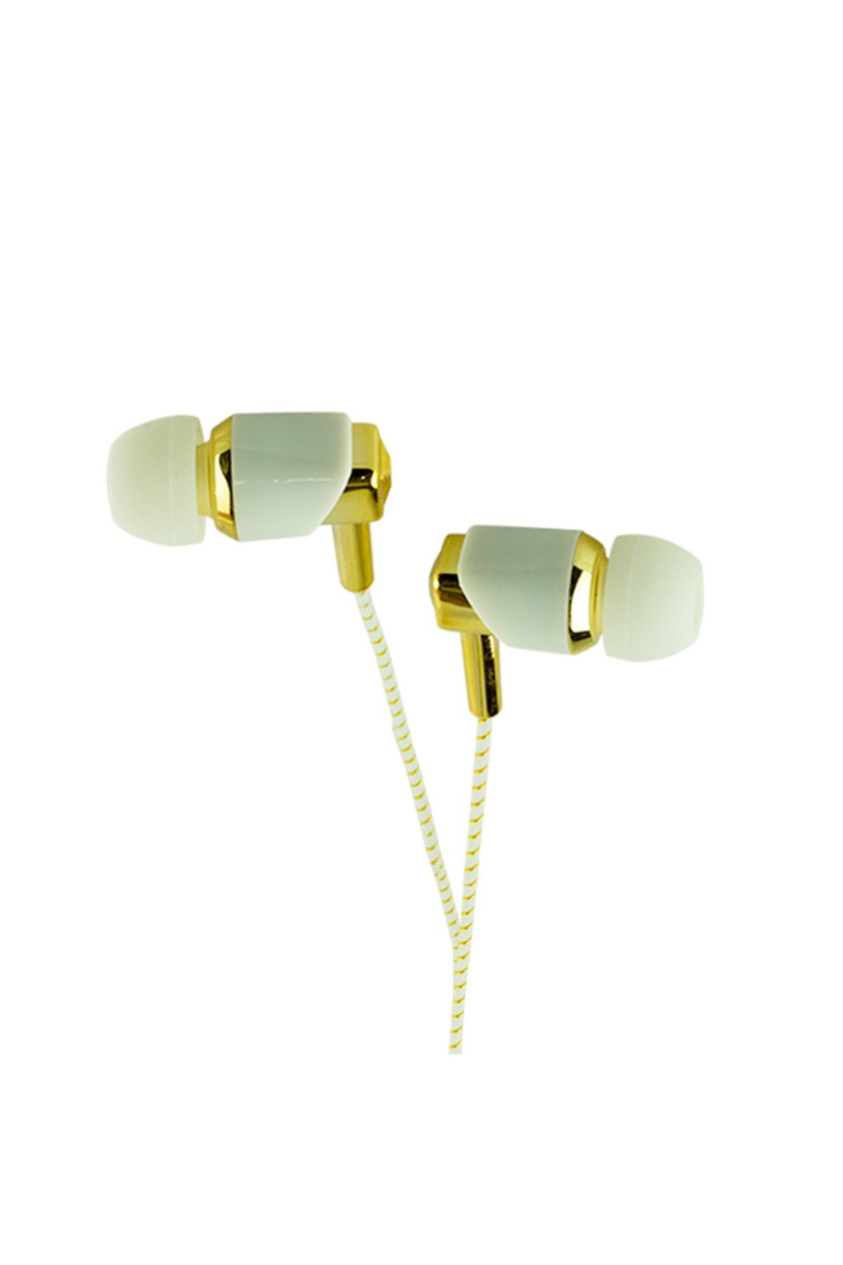 Ok Aksesuar W-8 Mikrofonlu Kulak İçi Kulaklik ( Gold * Gri ) (5060)