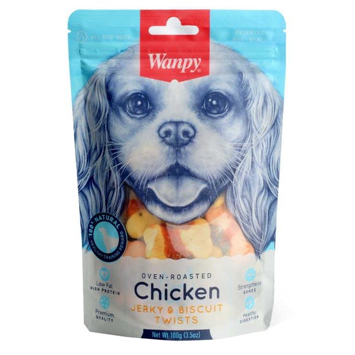 Wanpy  Bisküvi Üzeri Tavuk Sargili 100Gr Ba-04H Köpek Ödül
