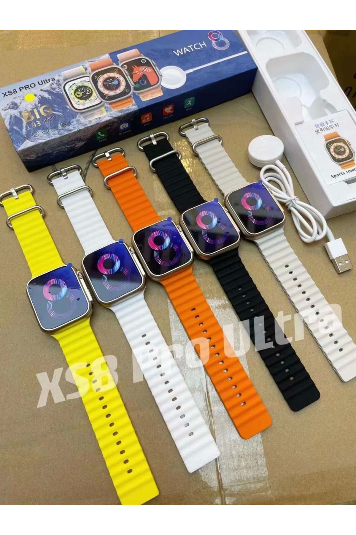 Yusuftex Watch 8 Akilli Saat Xs8 Pro - Bluetooth, Su Geçirmezlik, Kablosuz