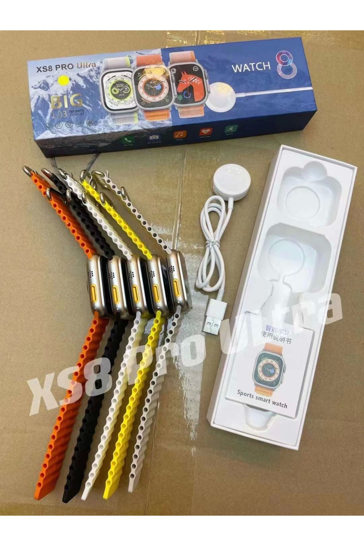 Yusuftex Watch 8 Akilli Saat Xs8 Pro - Bluetooth, Su Geçirmezlik, Kablosuz