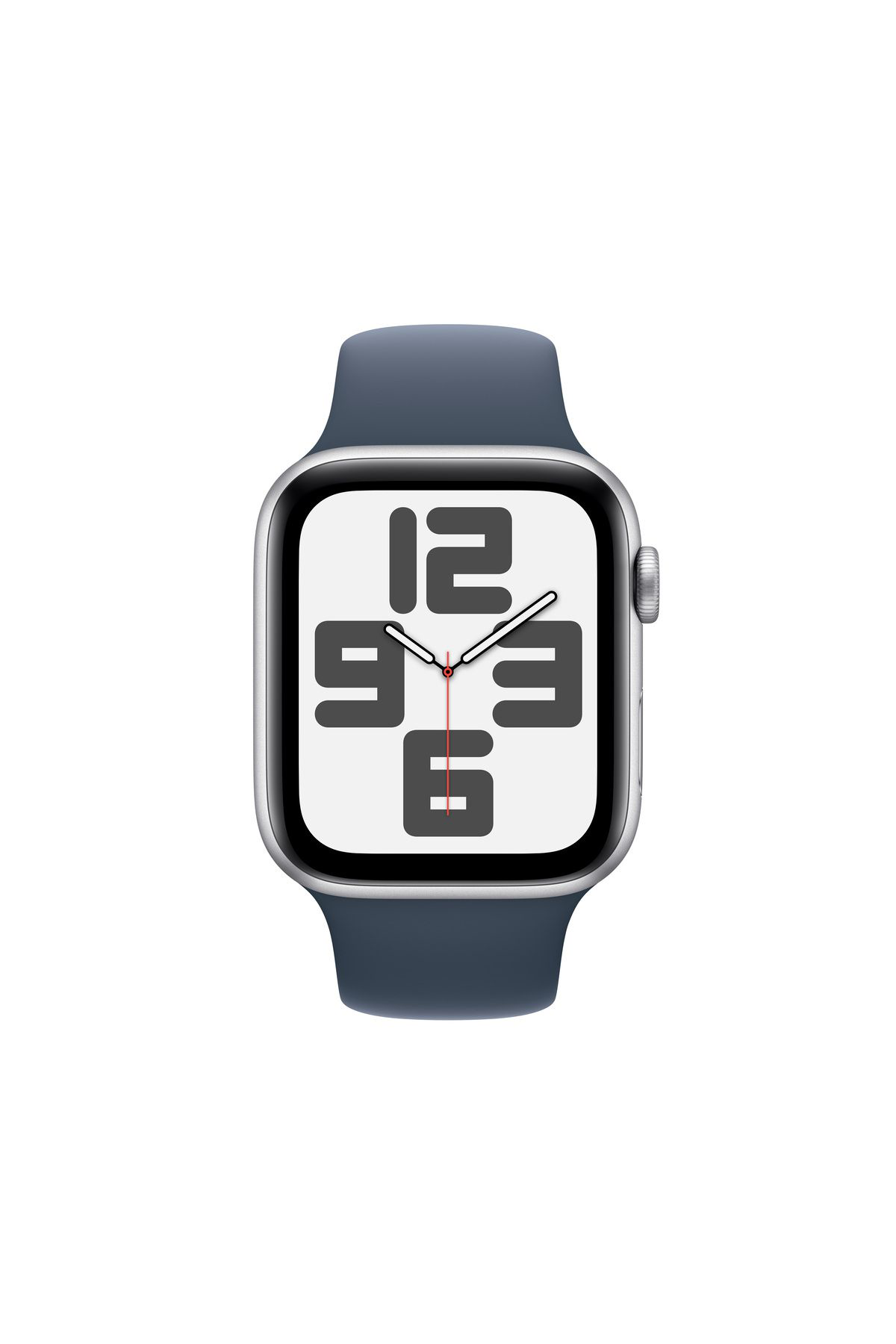 Apple Watch Se Gps + Cellular 44Mm Gümüş Alüminyum Kasa Ve Firtina Mavi