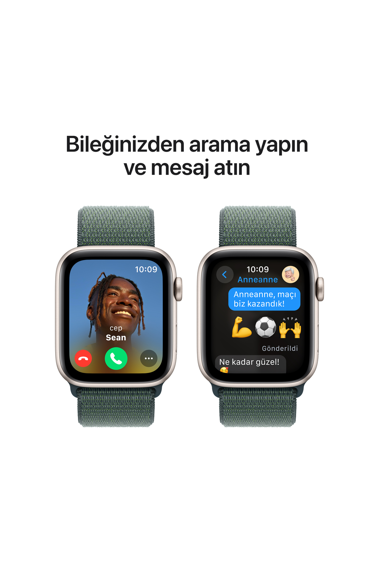 Apple Watch Se Gps + Cellular 44Mm Yildiz İşiği Alüminyum Kasa + Göl Ye
