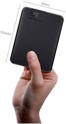 Wd 5TB Elements Portable External Hard Drive, USB 3.0 - WDBU6Y005