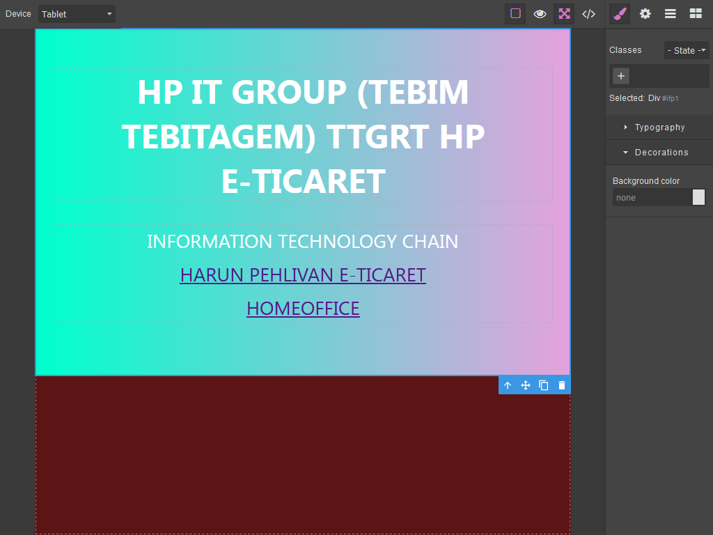 Harun Pehlivan Web Editör 