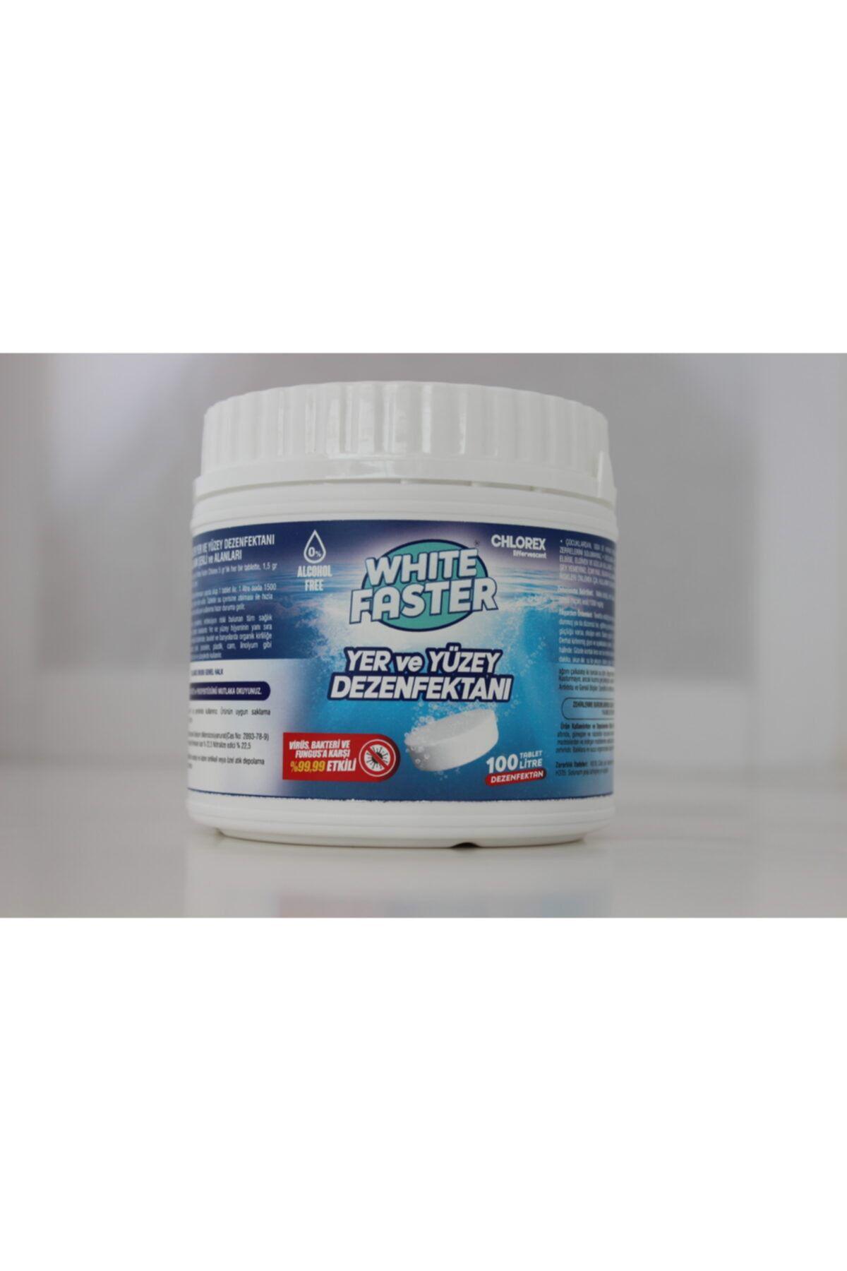 White Faster White Faster 100'Lü Chlorex Yer Ve Yüzey Dezenfektani