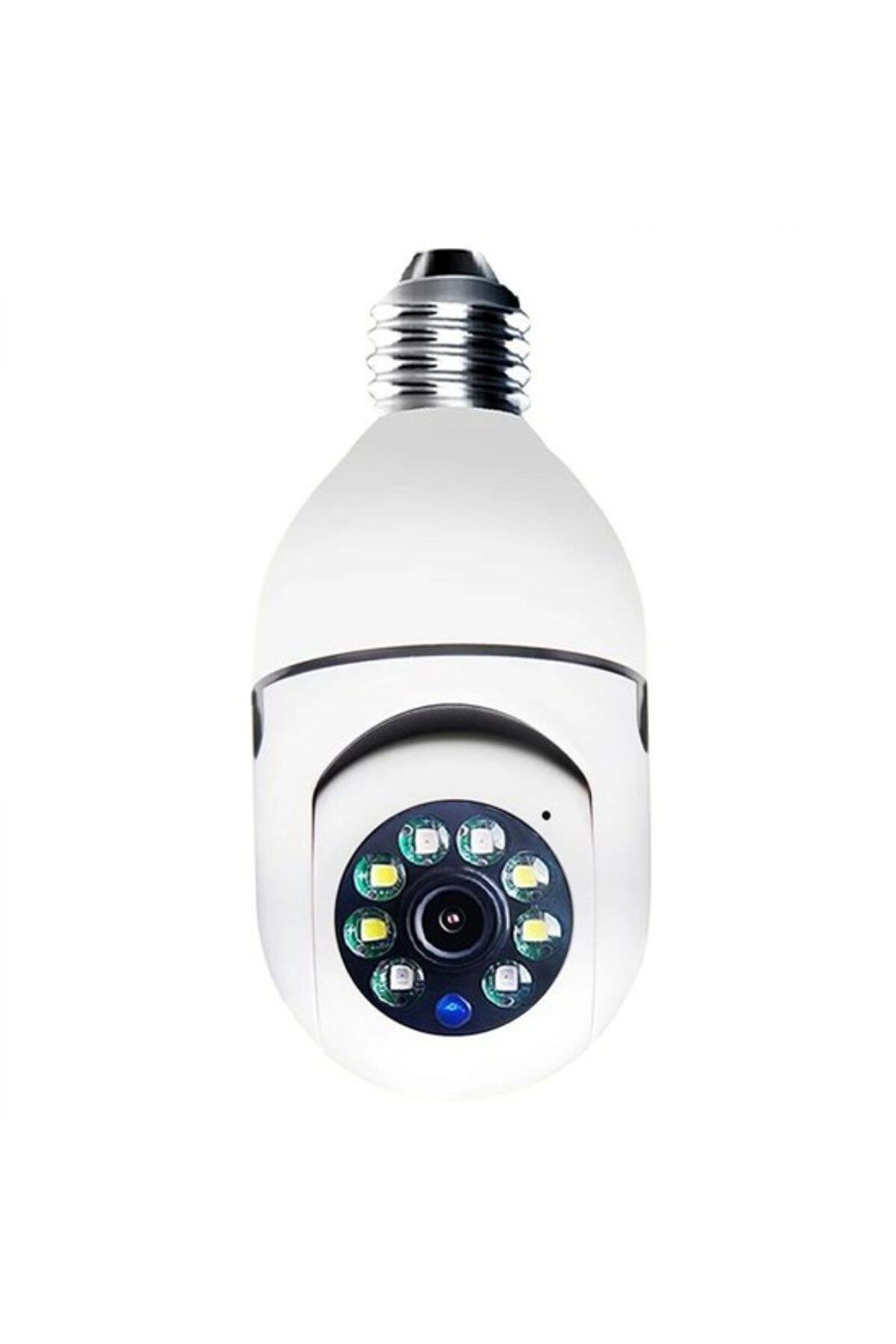 Ok Aksesuar Wifi 360 Panoramik Ampul Kamera Gece Görüş Ses Akilli Hareket Alg