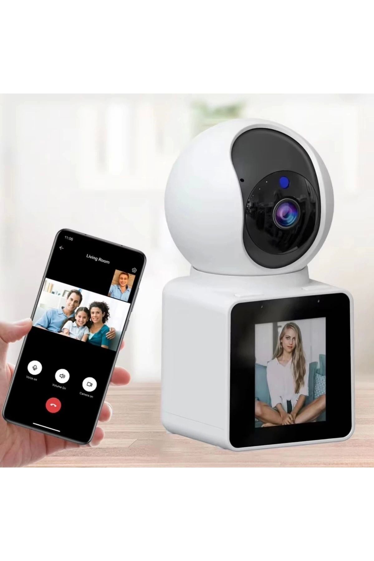 Yusuftex Wifi Bağlantili Görüntülü Görüşme Sağlayabilen Ev Tipi Güvenlik K