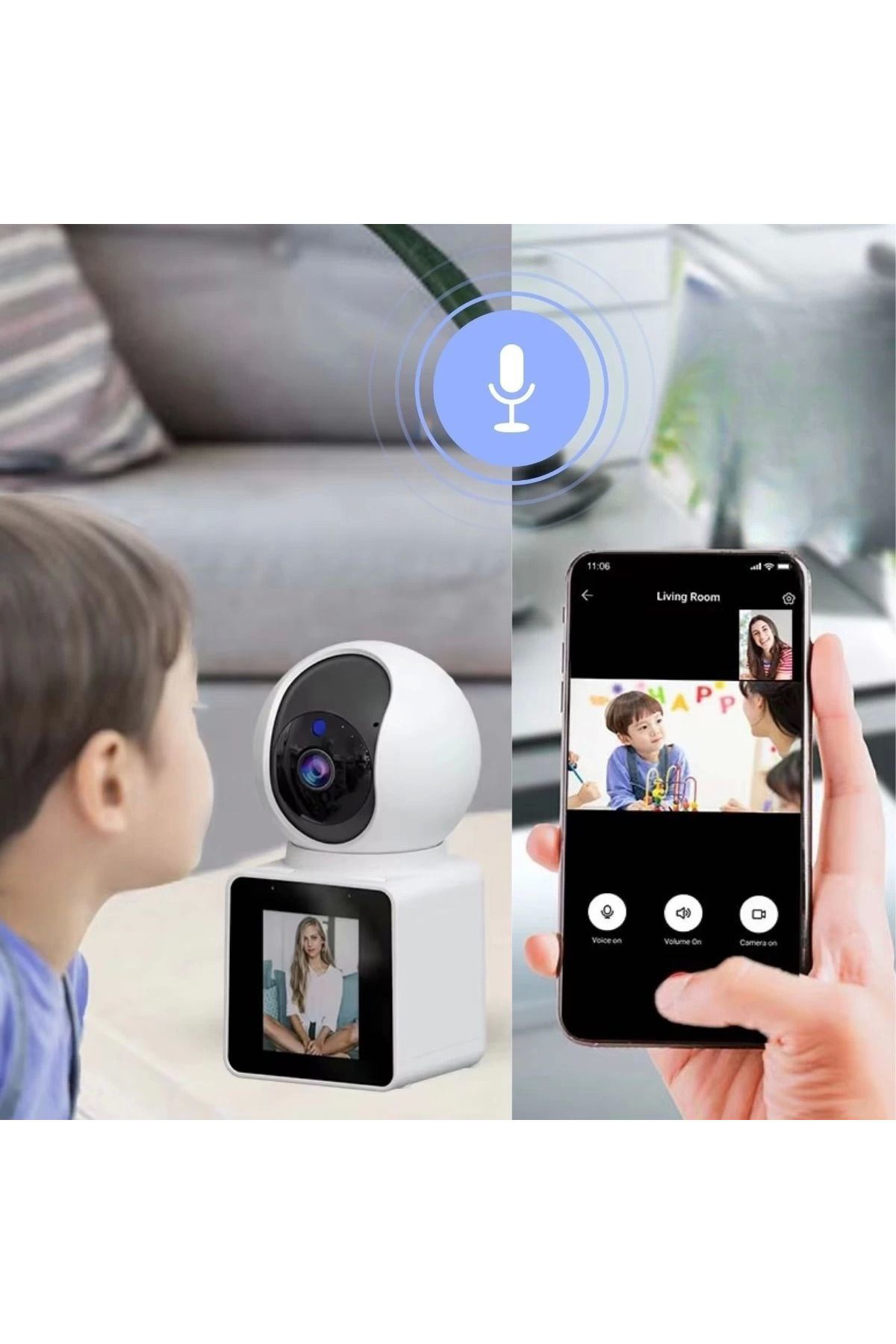 Yusuftex Wifi Bağlantili Görüntülü Görüşme Sağlayabilen Ev Tipi Güvenlik K