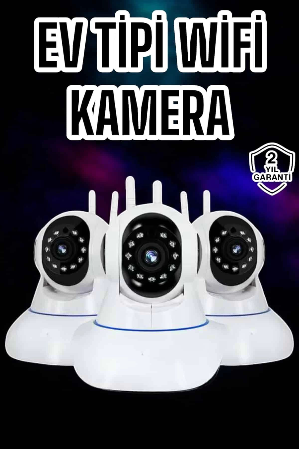 Yusuftex Wifi Kamerasi Çift Yönlü Bebek Güvenlik Kamerasi Gece Görüşlü