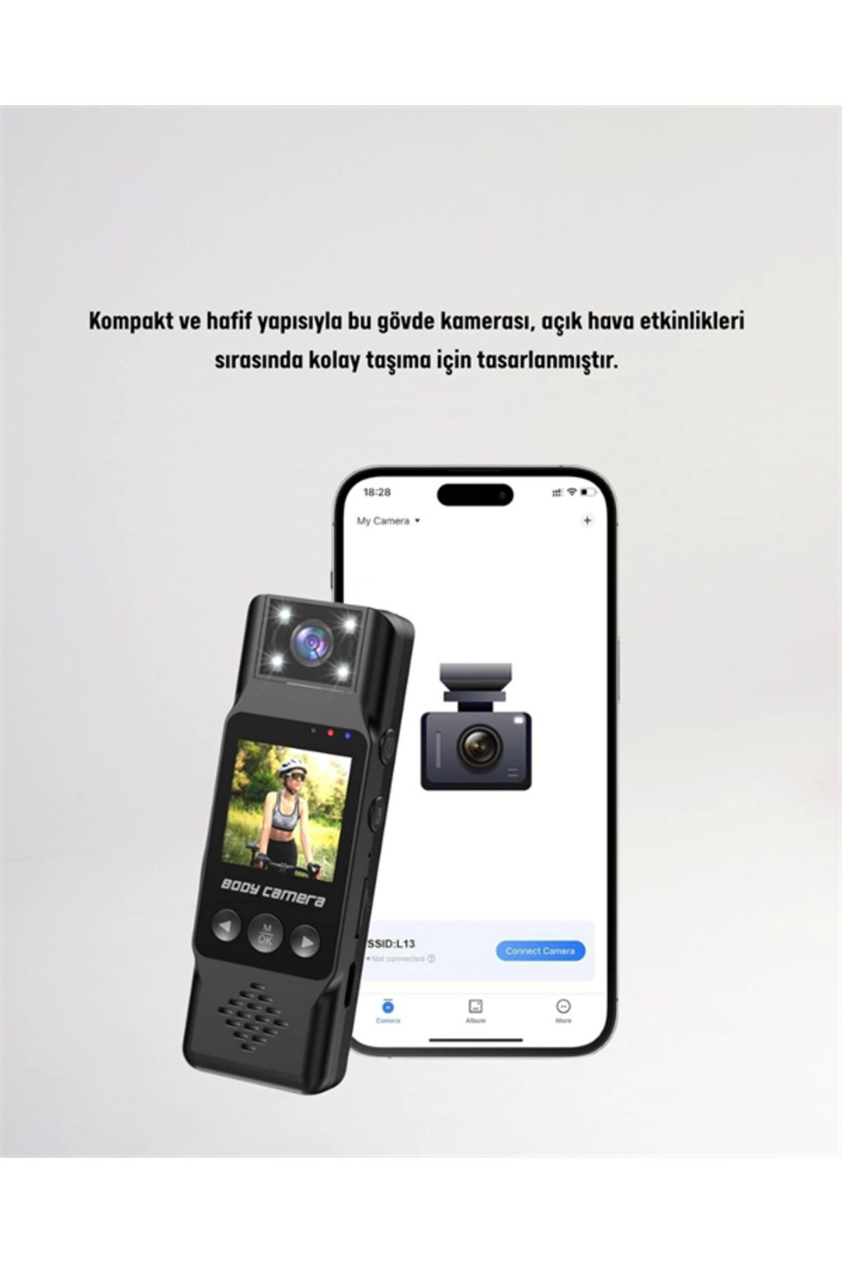 Pamiravm Wifi Özellikli Taşinabilir Kamera – 1.3” Tft Ekran, 3Mp Fotoğraf,