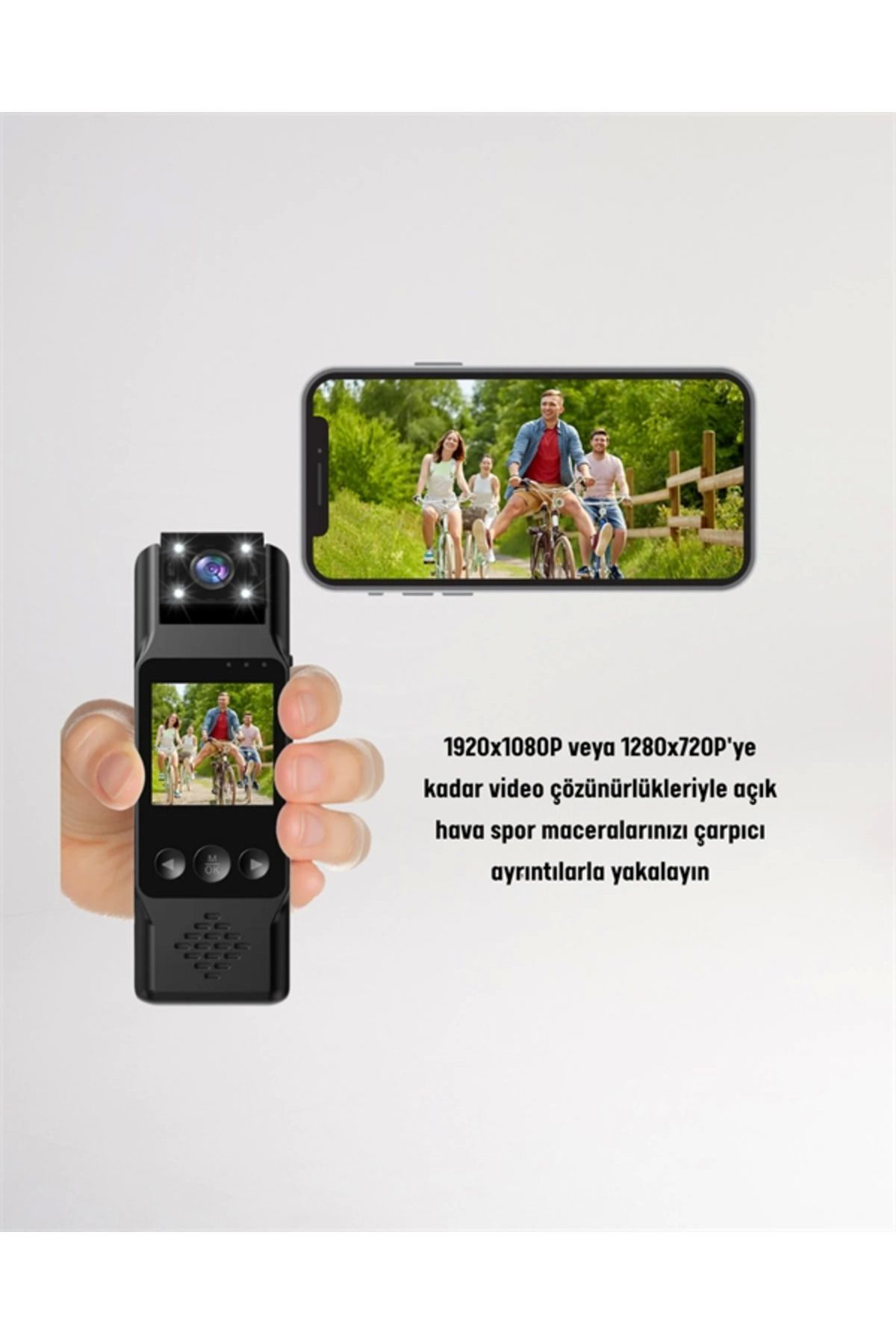 Pamiravm Wifi Özellikli Taşinabilir Kamera – 1.3” Tft Ekran, 3Mp Fotoğraf,