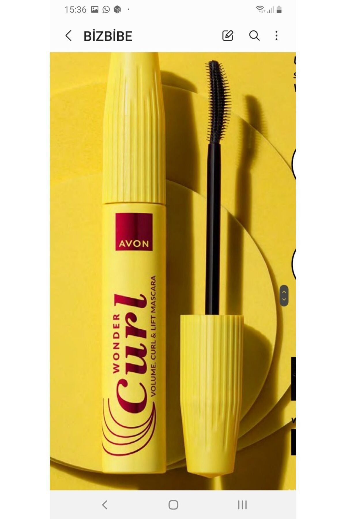 Avon Wonder Curl Mascara