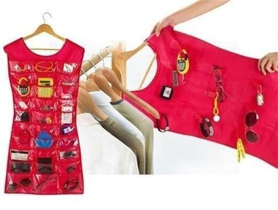 Woody Sofia  Elbise Şeklinde Taki Organizeri - Pembe