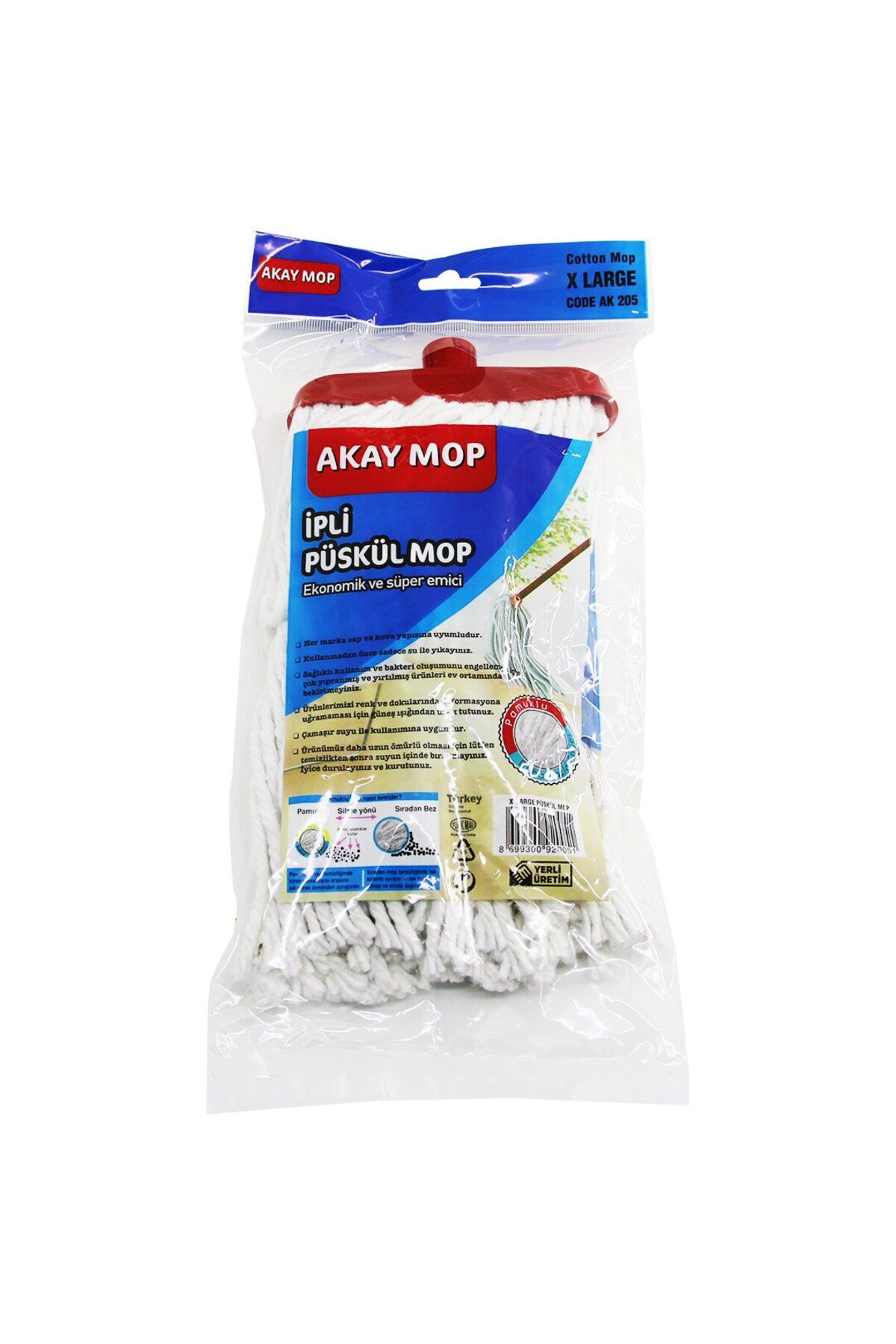 Ok Aksesuar X Large Örgülü İpli  Püskül Pamuk Mop  Go5060gok210752