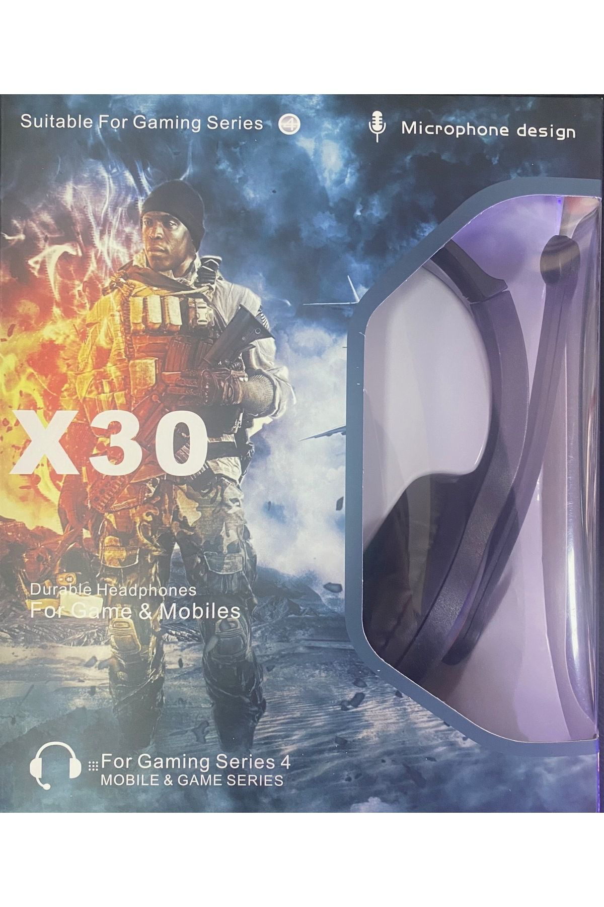 Rosepremium X Serisi Kablolu Kulak Üstü Gaming Oyuncu Kulakliği Siyah