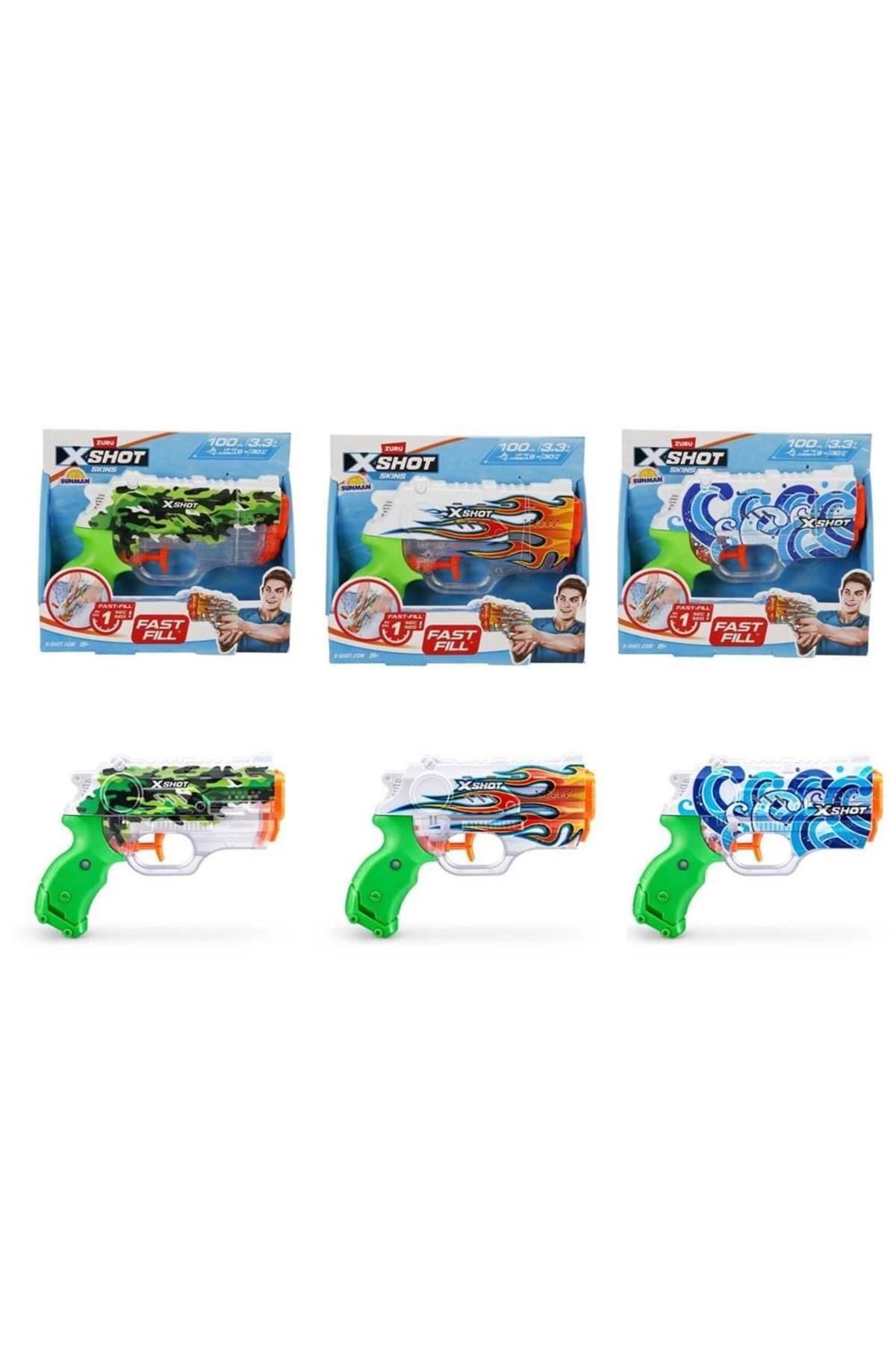 Yusuftex X-Shot Skins Nano Fast Fill Su Tabancasi 19 Cm 100 Ml 1 Adet Fiya