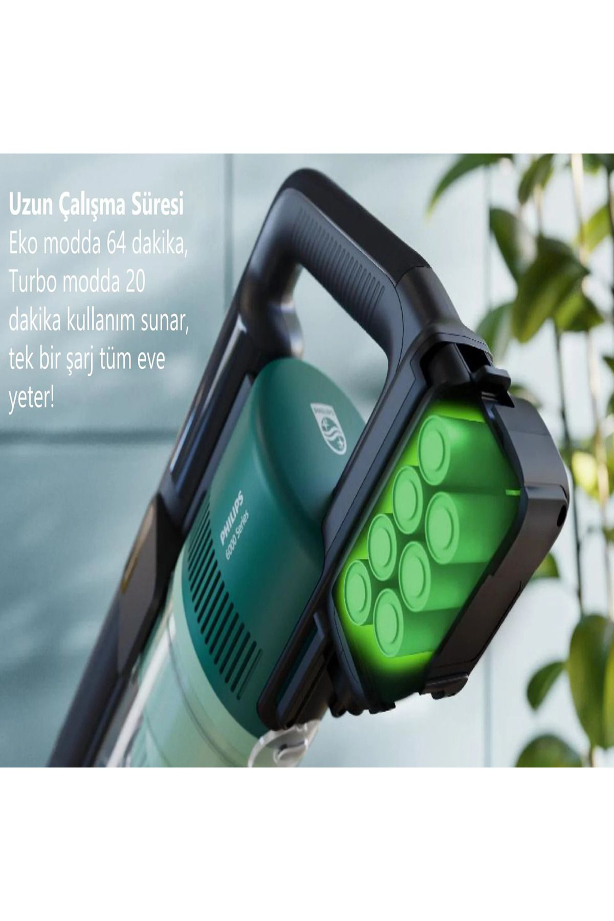 Philips Xc6557/01 Şarjli Kablosuz Dikey Süpürge