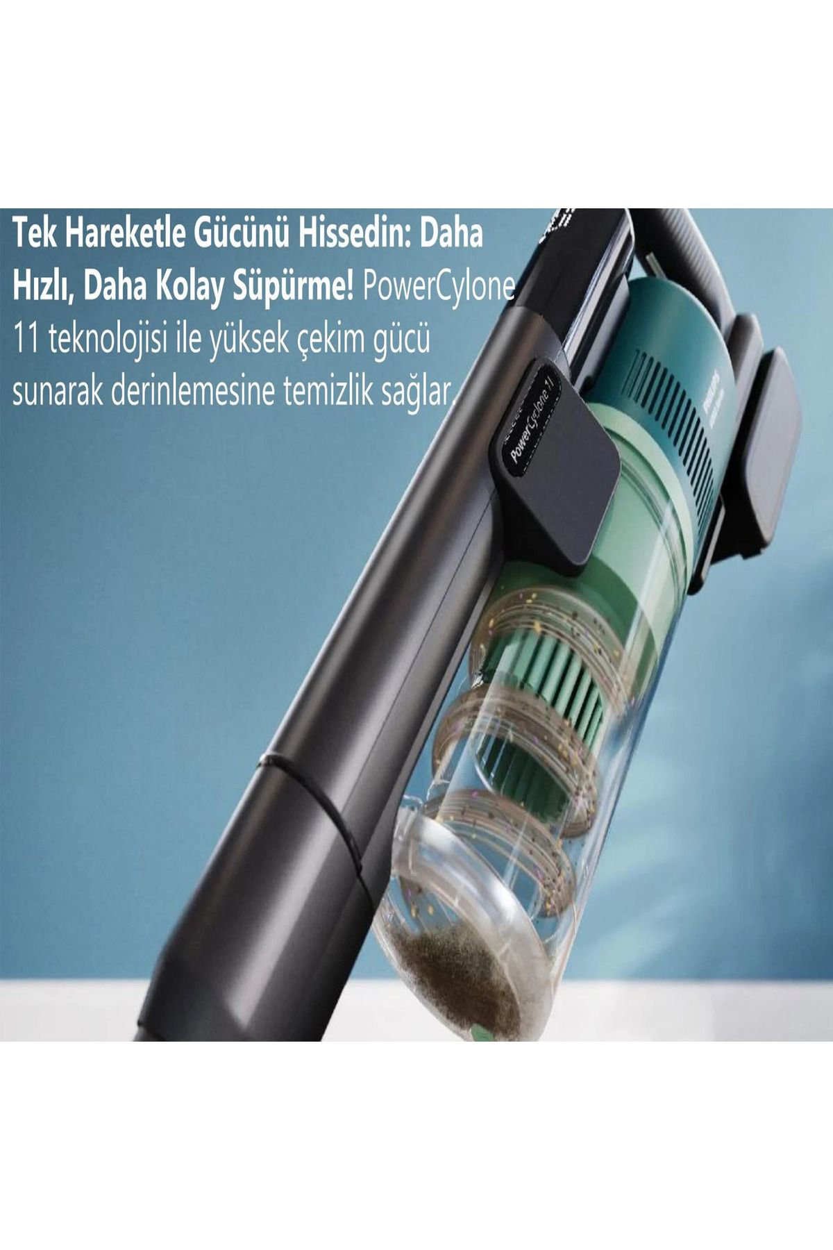 Philips Xc6557/01 Şarjli Kablosuz Dikey Süpürge
