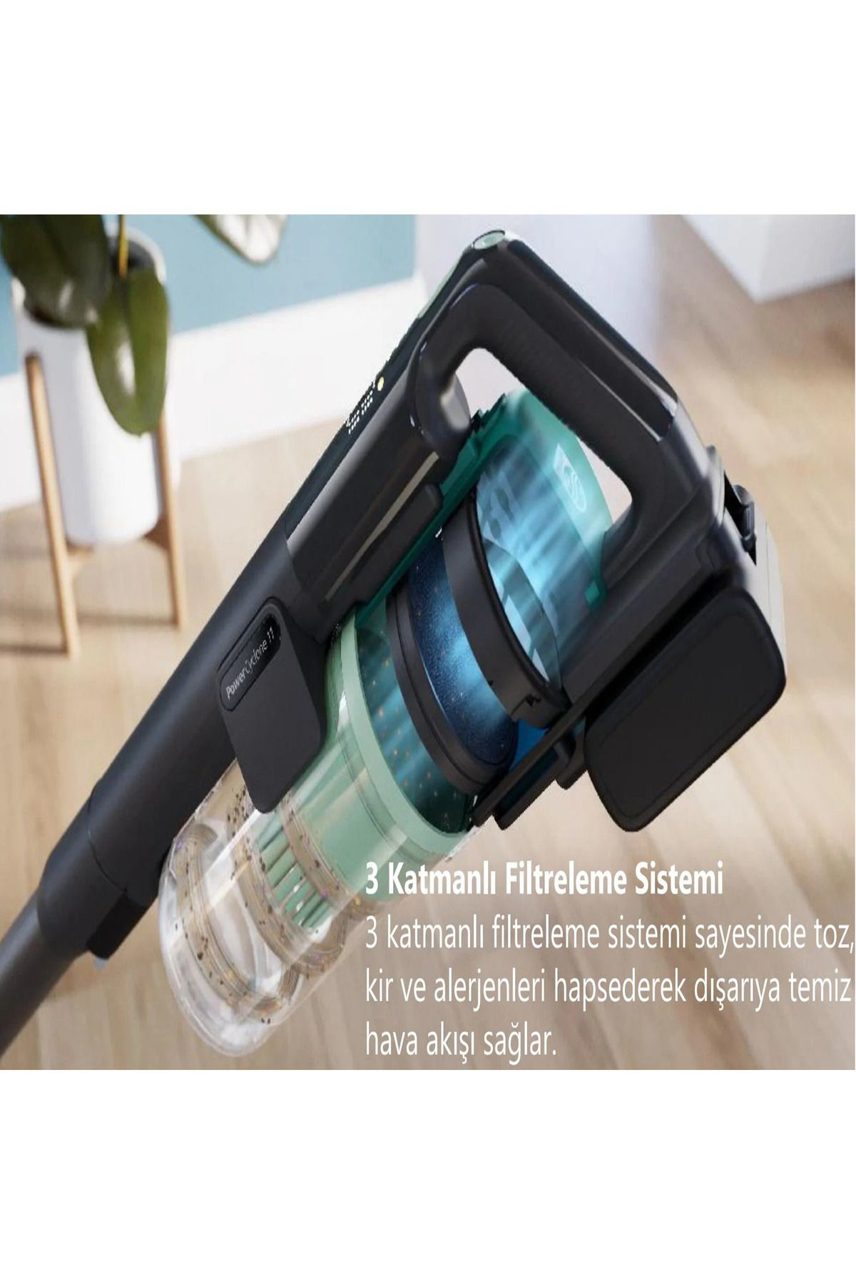 Philips Xc6557/01 Şarjli Kablosuz Dikey Süpürge