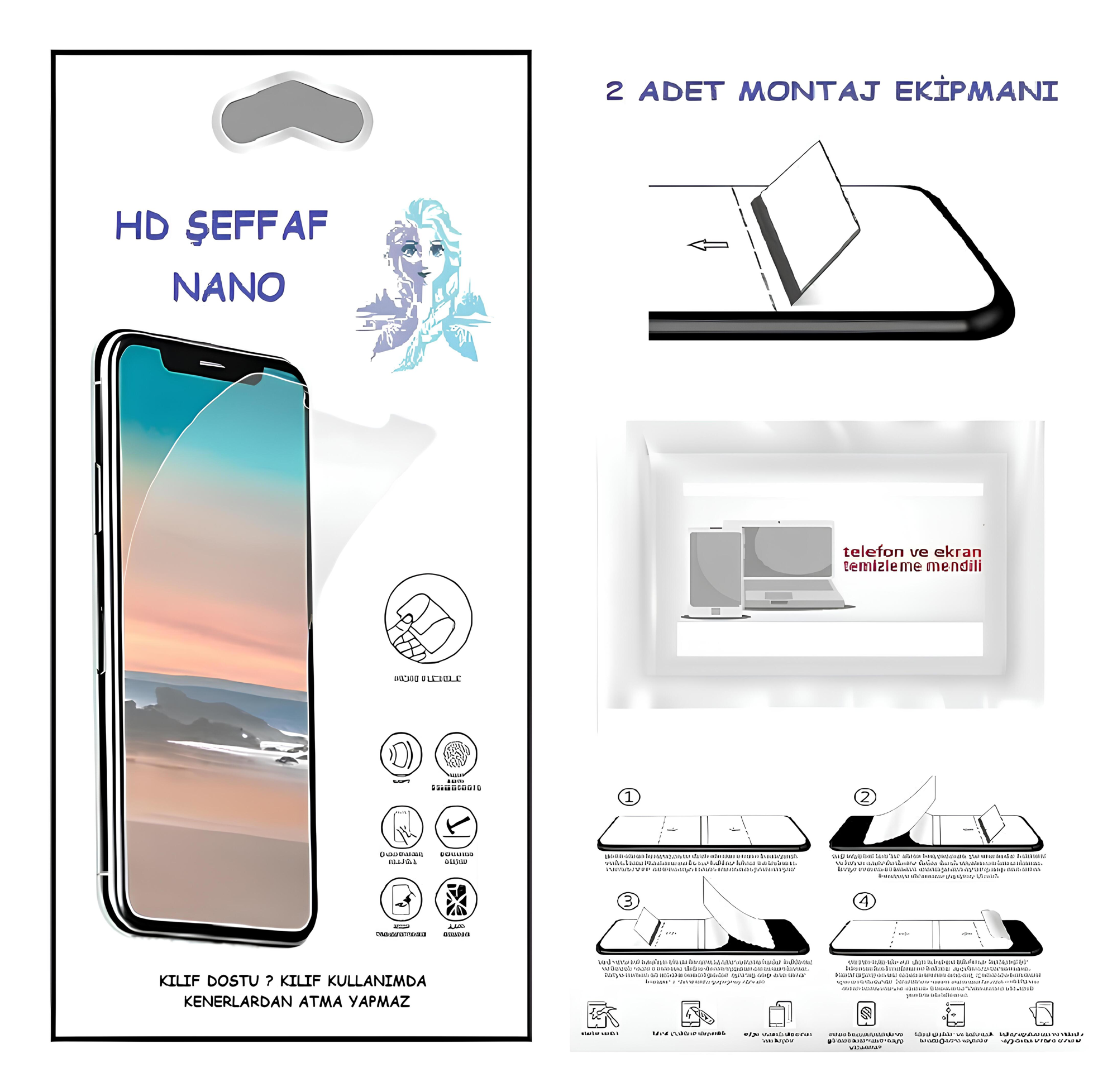 Xiaomi REDMİ 6A  Nano Ekran Koruyucu Ultra İNCE Esnek Hd Şeffaf