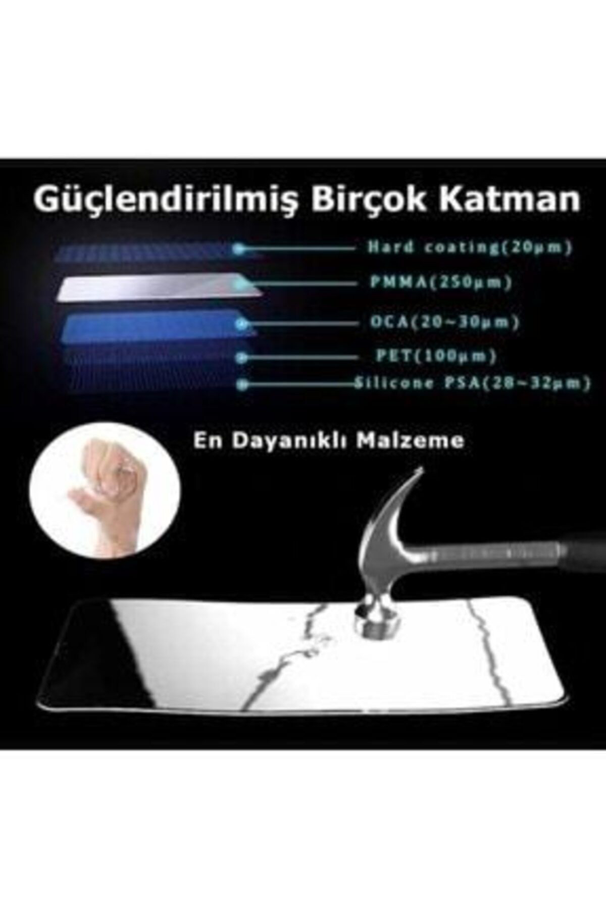 Mcasering Xiaomi Redmi Note 9 Uyumlu Seramik Flexible Nano Cam Tam Kaplayan