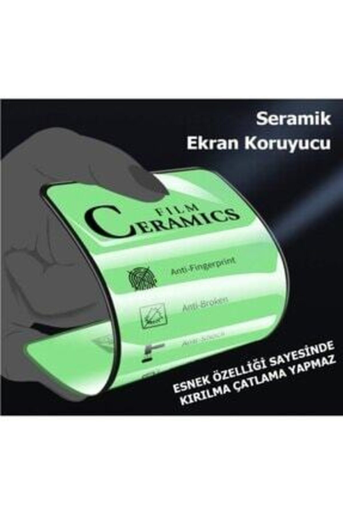 Mcasering Xiaomi Redmi Note 9 Uyumlu Seramik Flexible Nano Cam Tam Kaplayan