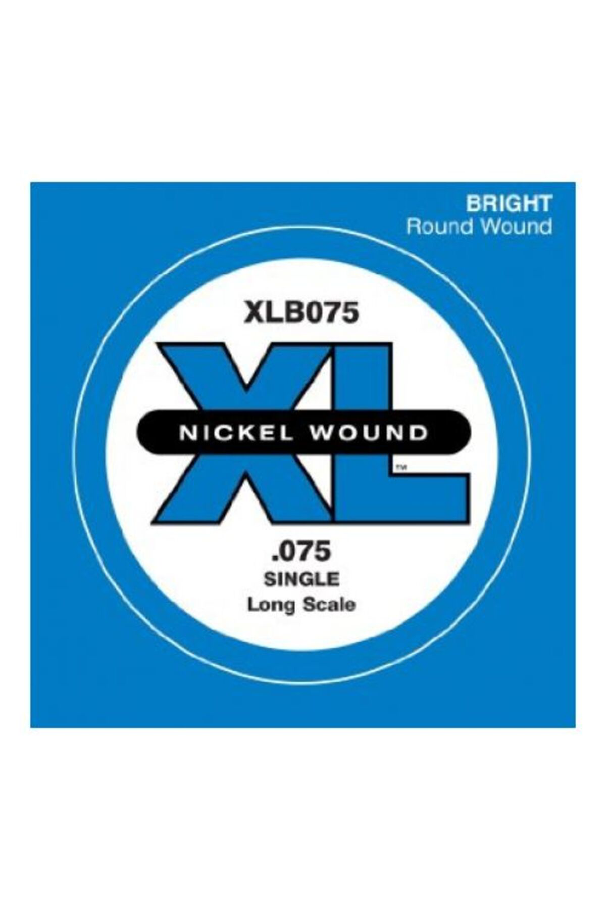 Daddario Xlb075 Bas Gitar Tek Tel, (La), Xl Nickel Wound, 0.075 Ga Bas Tel