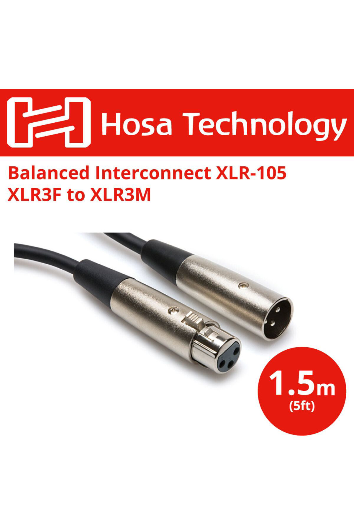 Hosa Xlr-103 Mikrofon Kablosu 90 Cm