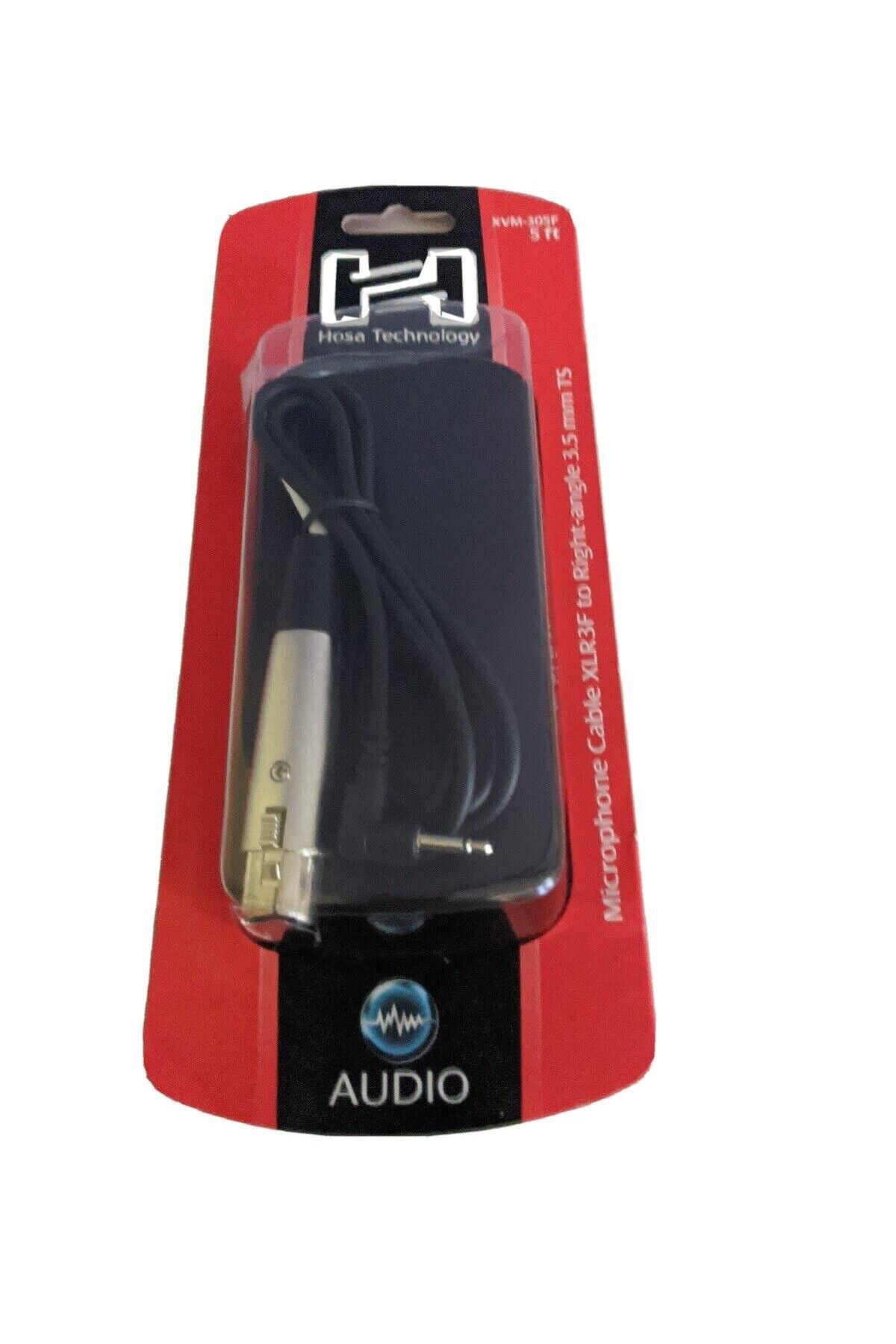 Hosa Xvm-305F Xlr (F) 3.5 Mm Ts (M) Mono Mikrofon Kablosu 1.5 Mt.