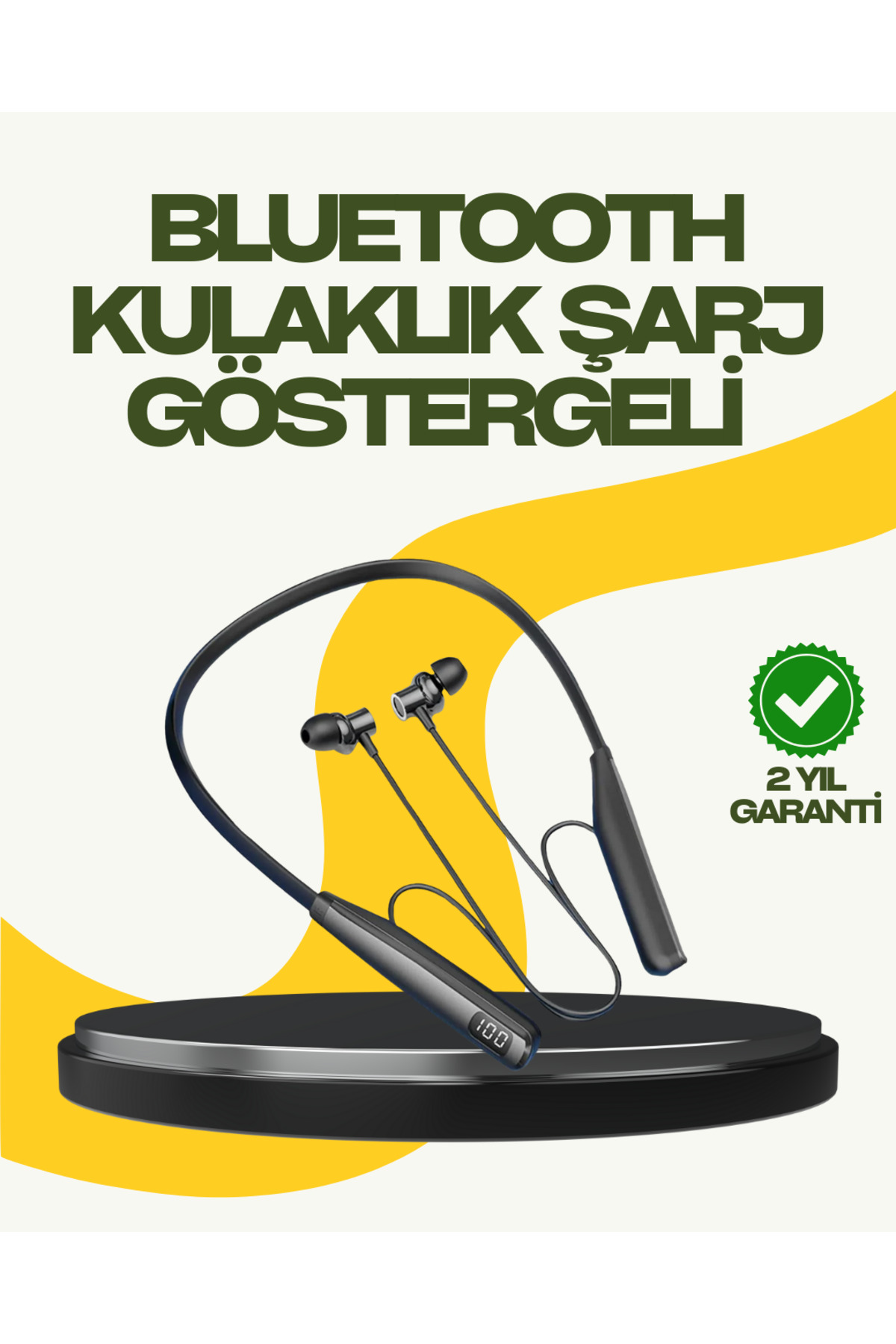Pamiravm Y12 Uyumlu Spor Bluetooth Kulaklik – Uzun Pil Ömrü, Manyetik Kula