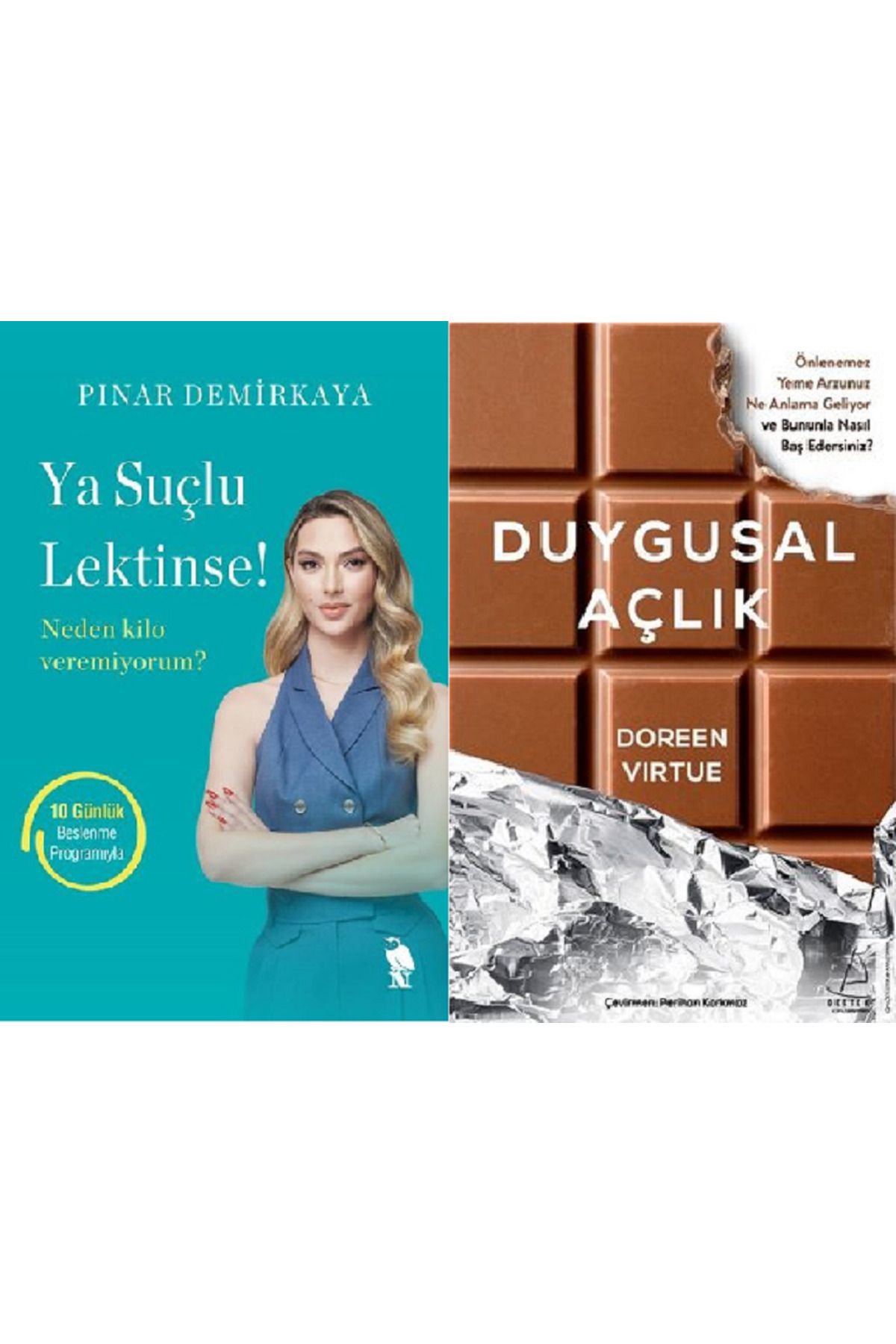 Ya Suçlu Lektinse! Neden Kilo Veremiyorum? + Duygusal Açlık 2 Kitap Set: Doreen Virtue
