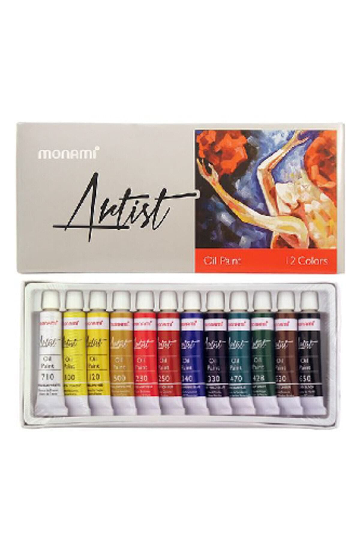 Monami Yağli Boya Set - 12 Renk 5680390