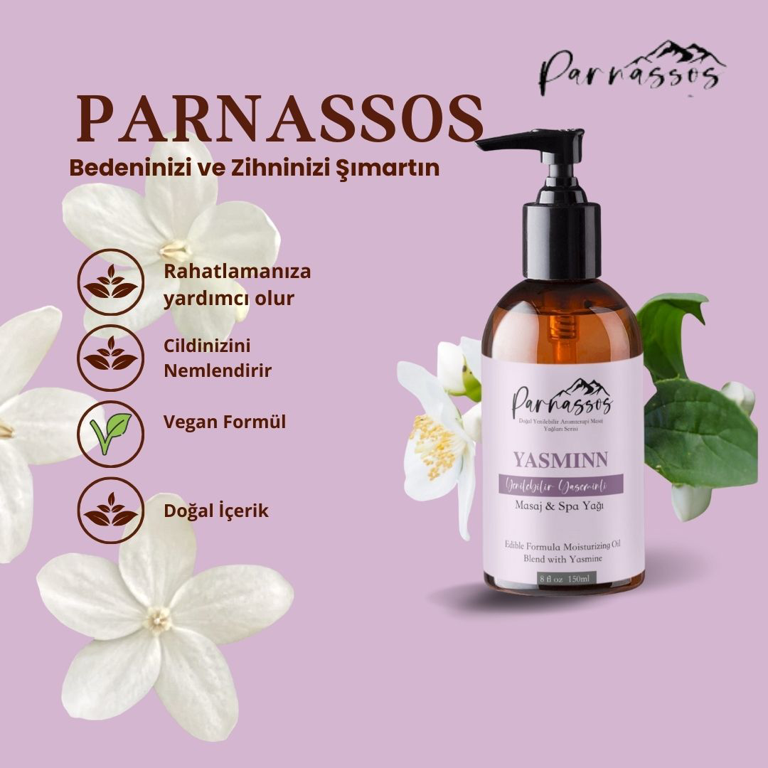 Parnassos Yasemin Doğal Masaj Yaği 150 Ml – Huzur Veren Doğal Bakim