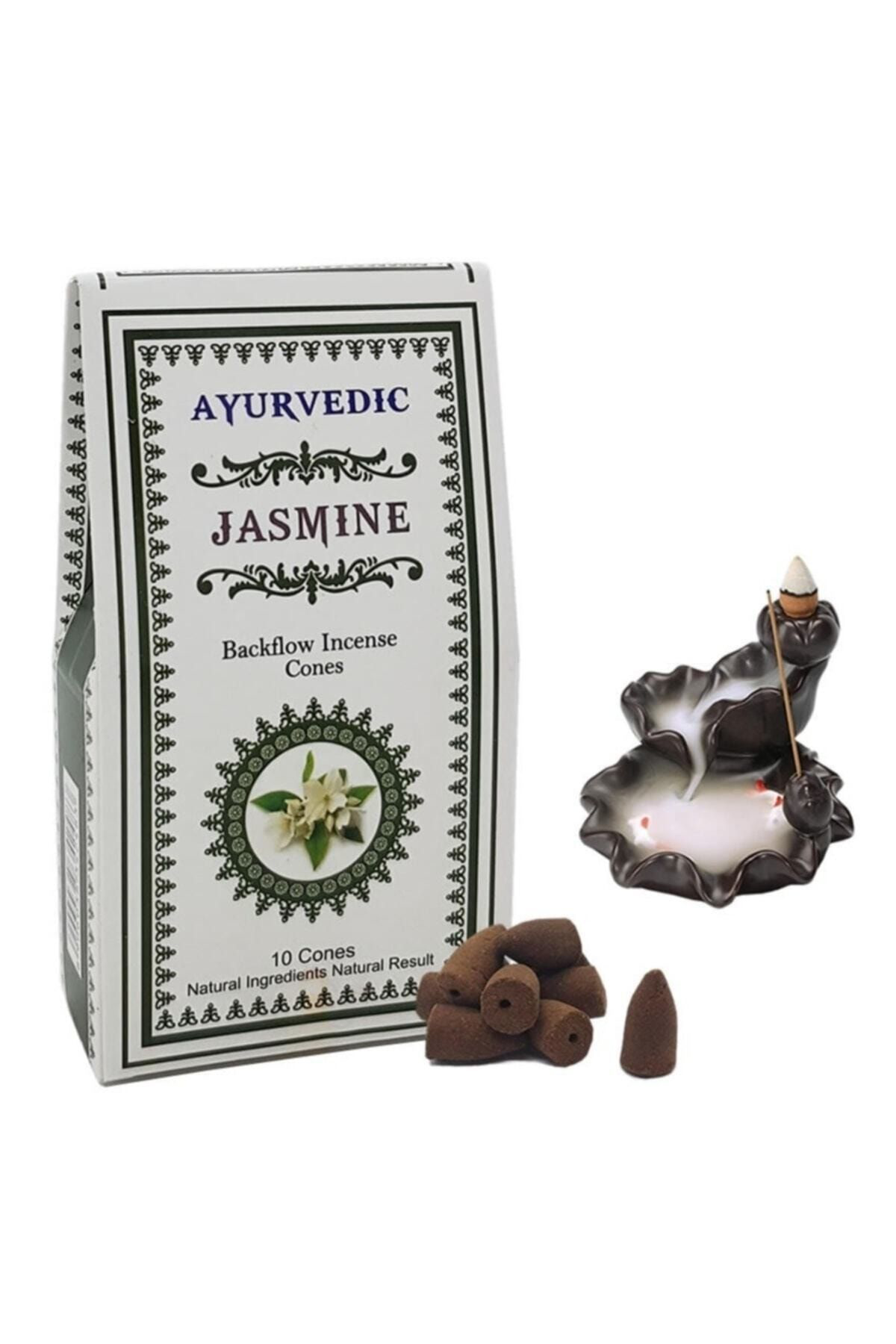 Ayurvedic Yasemin Geri Akişli Şelale Tütsü