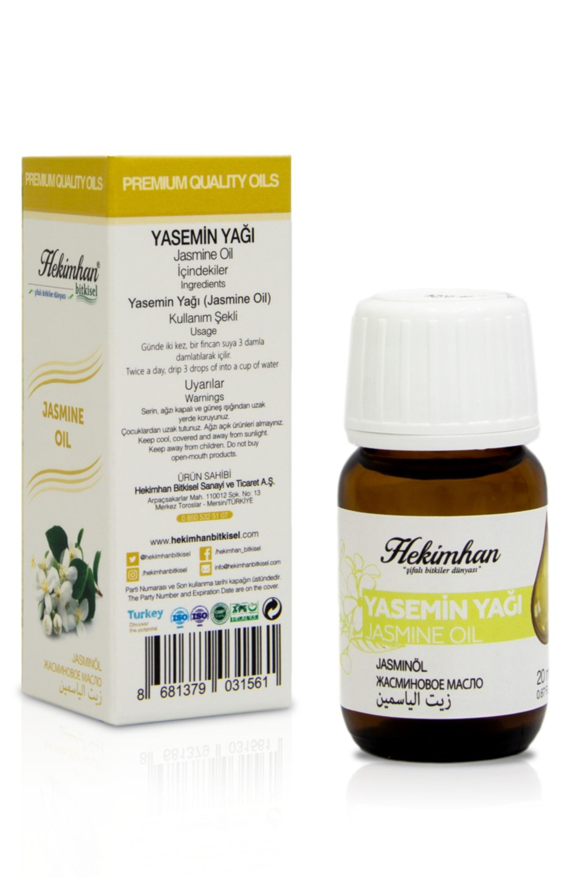 Hekimhan Yasemin Yaği 20 Ml