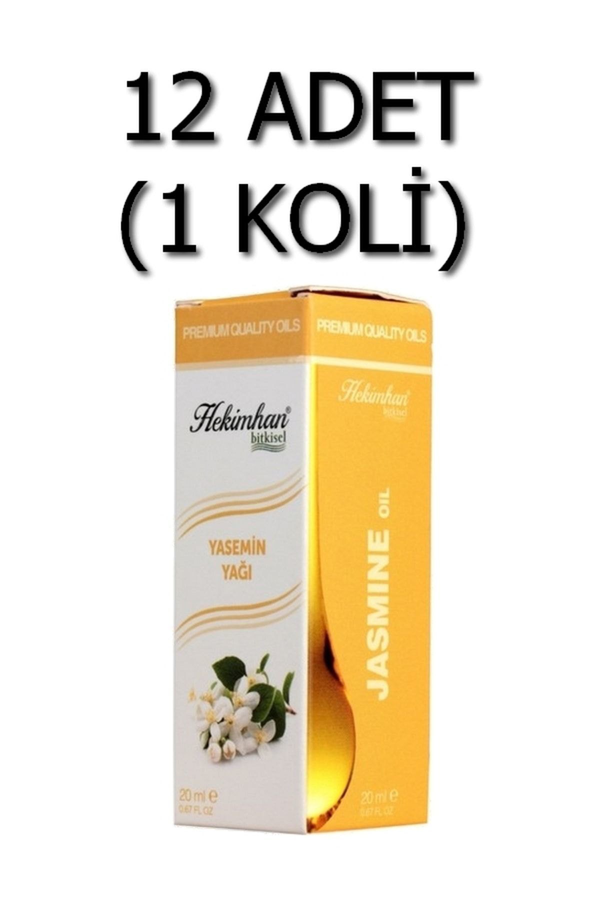 Hekimhan Bitkisel Yasemin Yaği 20 Ml 12 Adet (1 Koli)