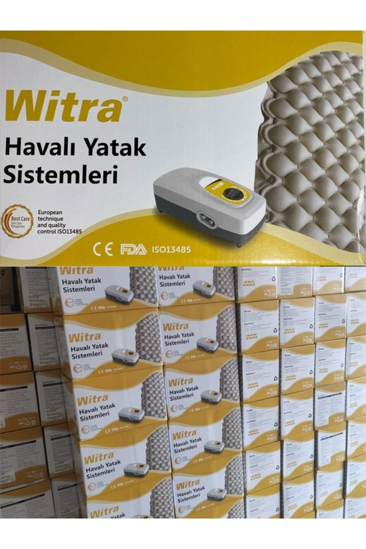 Witra Yatan Hastalar İçin Havali Yatak Baklava Hasta Havali Yatak Motor