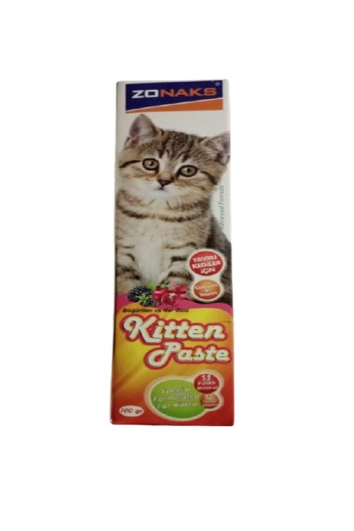 Zonax Yavru Kedileriniz İçin Özel Aromali Multivitamin Paste 100 Gr 12